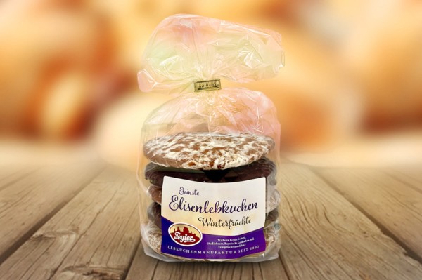 Elisenlebkuchen mit Winterfrüchten